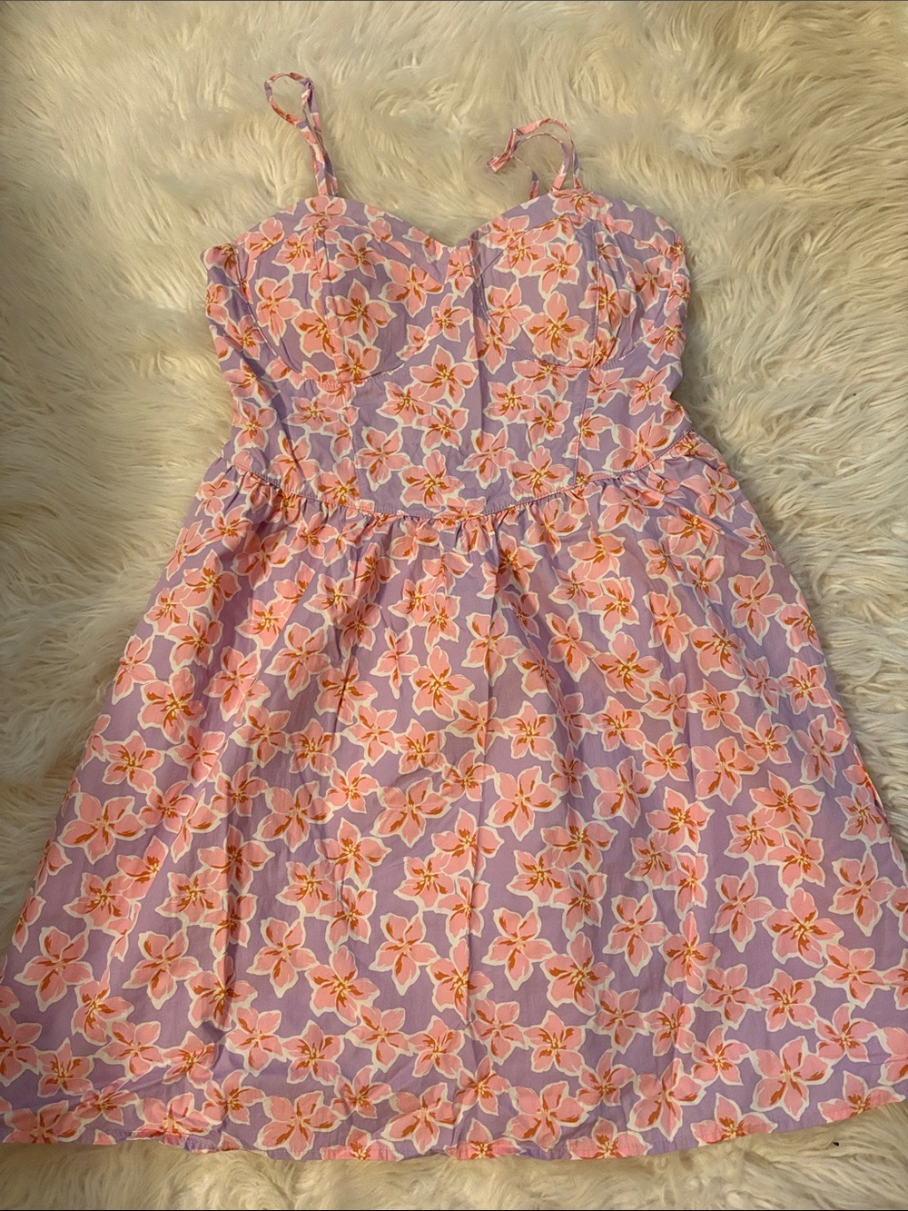 Floral Sundress - Cute Spaghetti Strap Dress